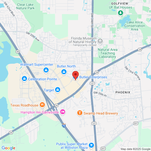 map of the area